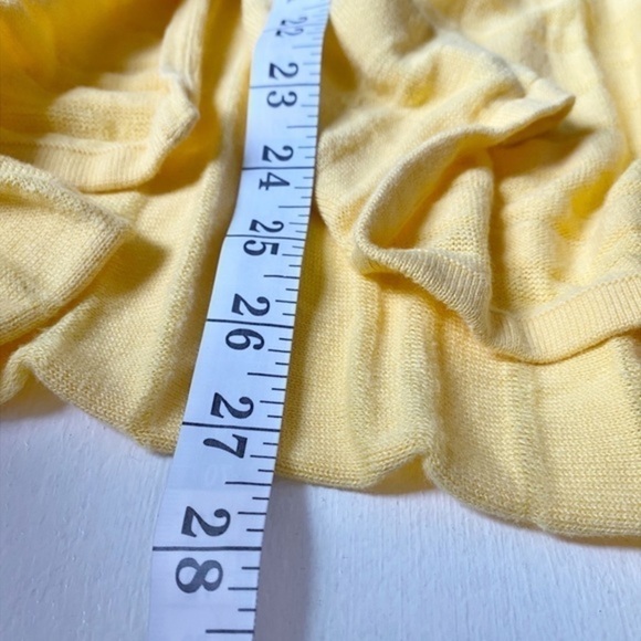 Evan‎ Picone Yellow Lightweight Open Cardigan - Picture 8 of 8